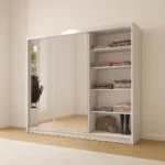 Paris Lux Sliding Mirror Door Wardrobe – 250 cm