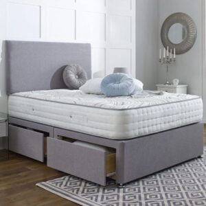 Double Divan Bed with Mattress