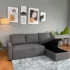 3 Seater Regal Ottoman Corner Sofa Bed