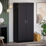 Alina 2 Door Wardrobe Black