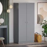 Alina 2 Door Wardrobe Grey