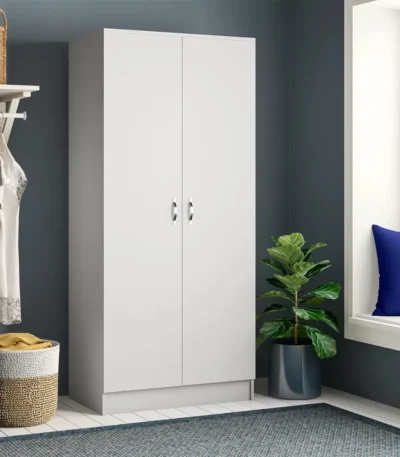 Alina 2 Door Wardrobe White