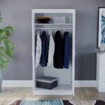 Alina 2 Door Wardrobe White