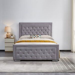 Upholstered Plush Velvet Heaven Bed