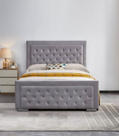 Upholstered Plush Velvet Heaven Bed