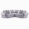 Grey verona corner sofa