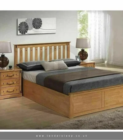 Wooden Storage Bed