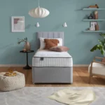 Single Divan Bed With Choice of Mattress - Headboard & Storage - Image 4