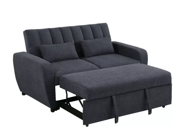 IBSON 2 Seater Fabric Sofa Bed - Image 5