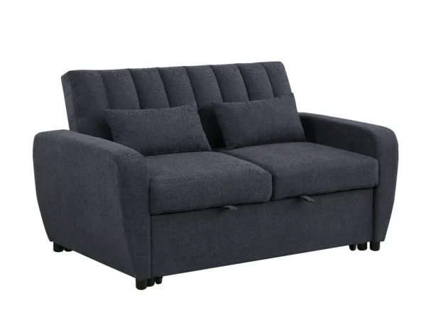 IBSON 2 Seater Fabric Sofa Bed - Image 3