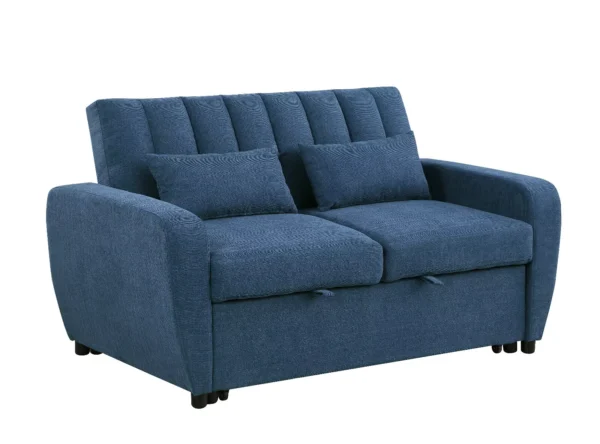 IBSON 2 Seater Fabric Sofa Bed - Image 2