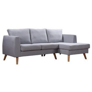 3 Seater Eve Fabric Corner Sofa