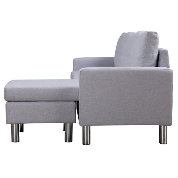 3-Seater LEM Fabric Sofa with Matching Footstool