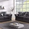 Farrow 3 and 2 Seater Fabric Sofa Set