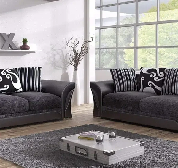 Farrow 3 and 2 Seater Fabric Sofa Set