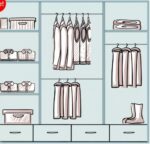 High Gloss Wardrobe White With Mirror Sliding Doors - Marsylia 255cm - Image 4