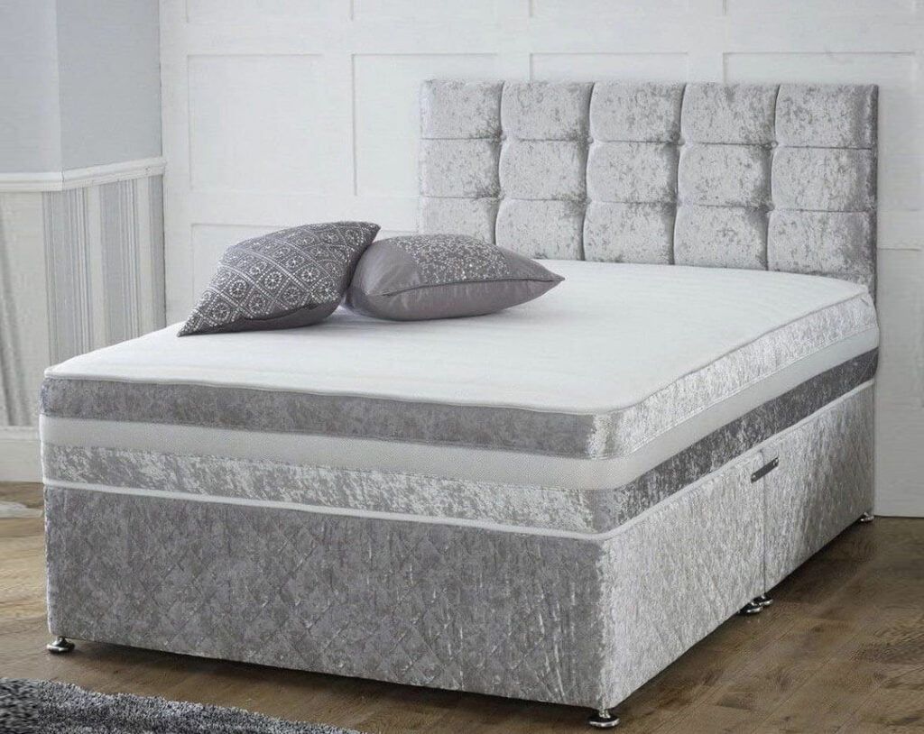 Crushed Velvet Bed