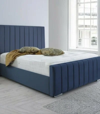 Florence Platform Bed Frame Blue