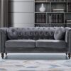 Florence Plush Velvet Sofa, Tender Sleep Furniture