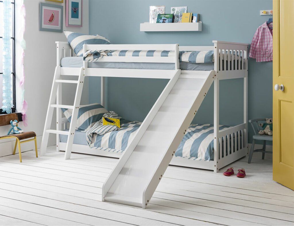 Bunk beds with slides