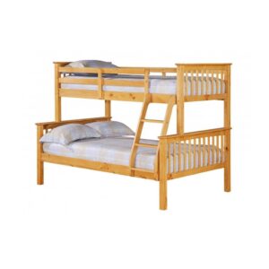 Triple Wooden Sleeper Bunk Bed