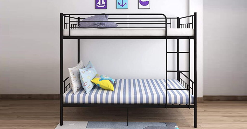 Single Metal Bunk Bed with 2 Single Mattresses Can Upgrade Your Lifestyle