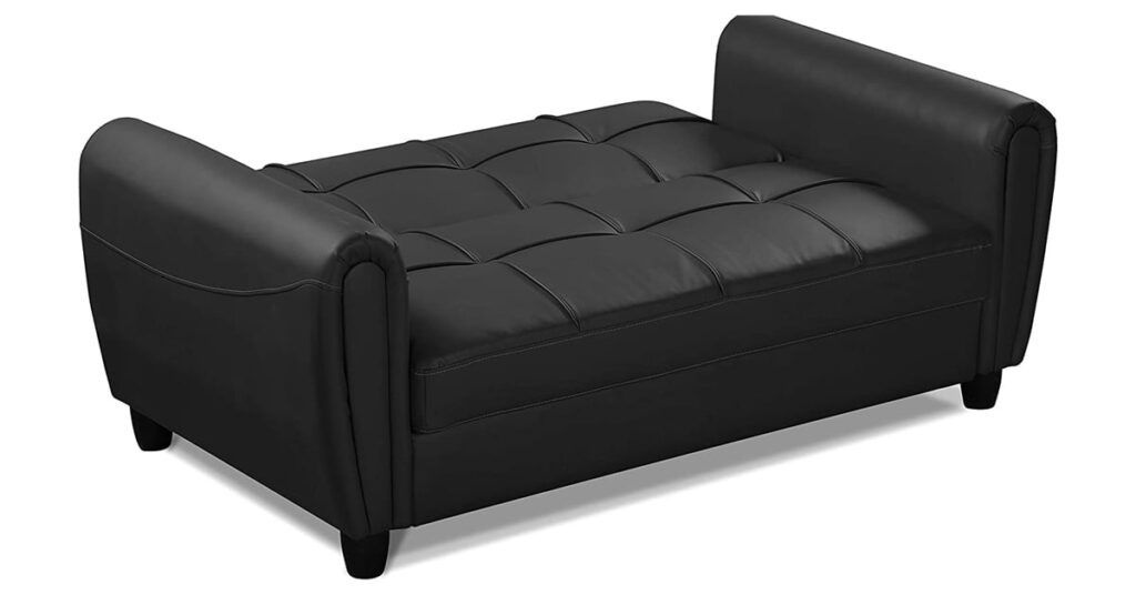 Leather Ottoman Sofa Bed: Stylish & Functional