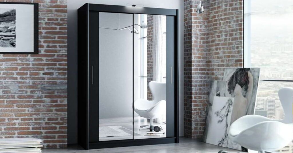 Sliding Wardrobe with Mirror: Visually Appealing & Functional