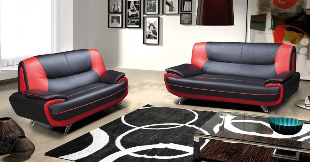 leather sofa