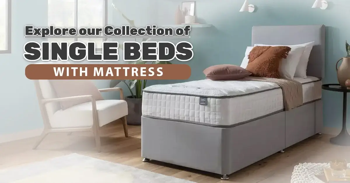 Single Beds with Mattress