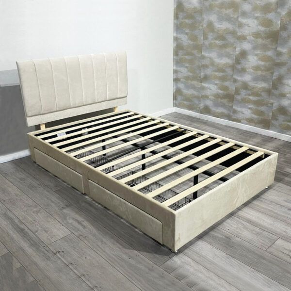 Slatted Bed Base Cream