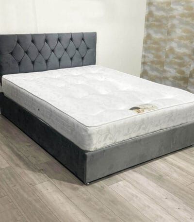 King Size Platform Slatted Bed Base