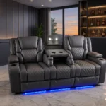 Florida Leather Sofa – Single, 2 Seater, 3 Seater & Corner Sofa | Tender Sleep - Image 4