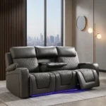 Florida Leather Sofa – Single, 2 Seater, 3 Seater & Corner Sofa | Tender Sleep - Image 2