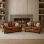 Oakland Leather Suite – Single, 2 Seater & 3 Seater | Tender Sleep